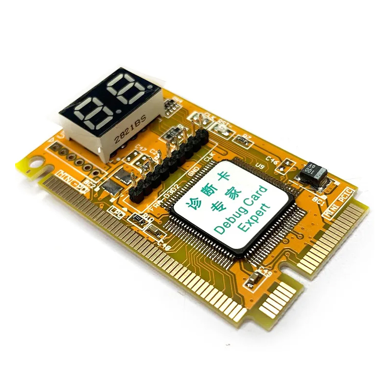 Mini PCI PCI-E Debug Card Expert Fault Diagnostic 2-Digit Laptop Computer Motherboard Post Tester PCI Express PC Analysis Card. 