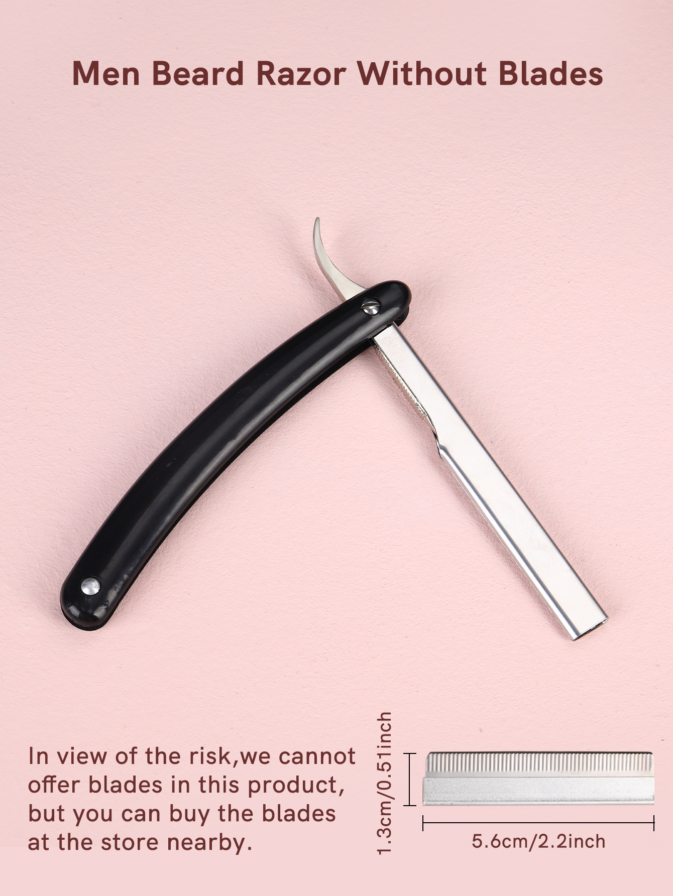 Professional Barber Straight Edge Razor with 10 Blades Men's Manual Shaver Salon Quality Razor fOR Men. 