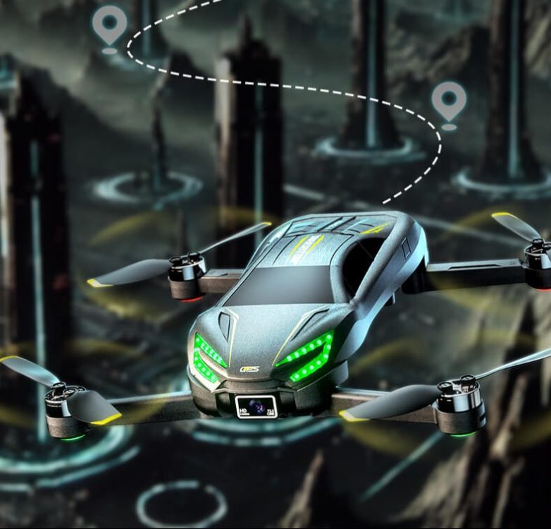 FLYING CAR DRONE 360 Obstacle Avoidance Automatic Follow Quadcopter 4K Camera Brushless Aerial Photography RC Aircraft Camera Drone. 