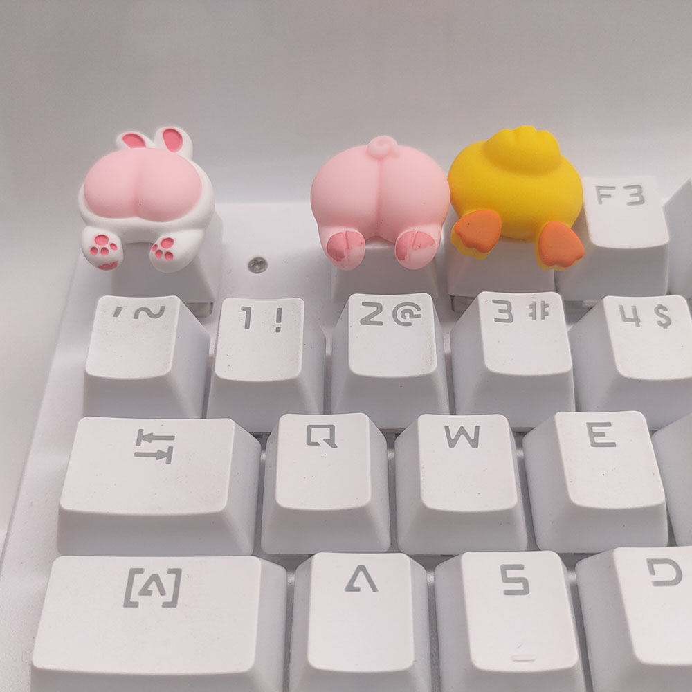Cat Paw Butt Key Cap Animal Keycaps For Mechanical Gaming Keyboard Custom ESC Keycap Cherry Mx Switch For PC Gift For Birthday. 