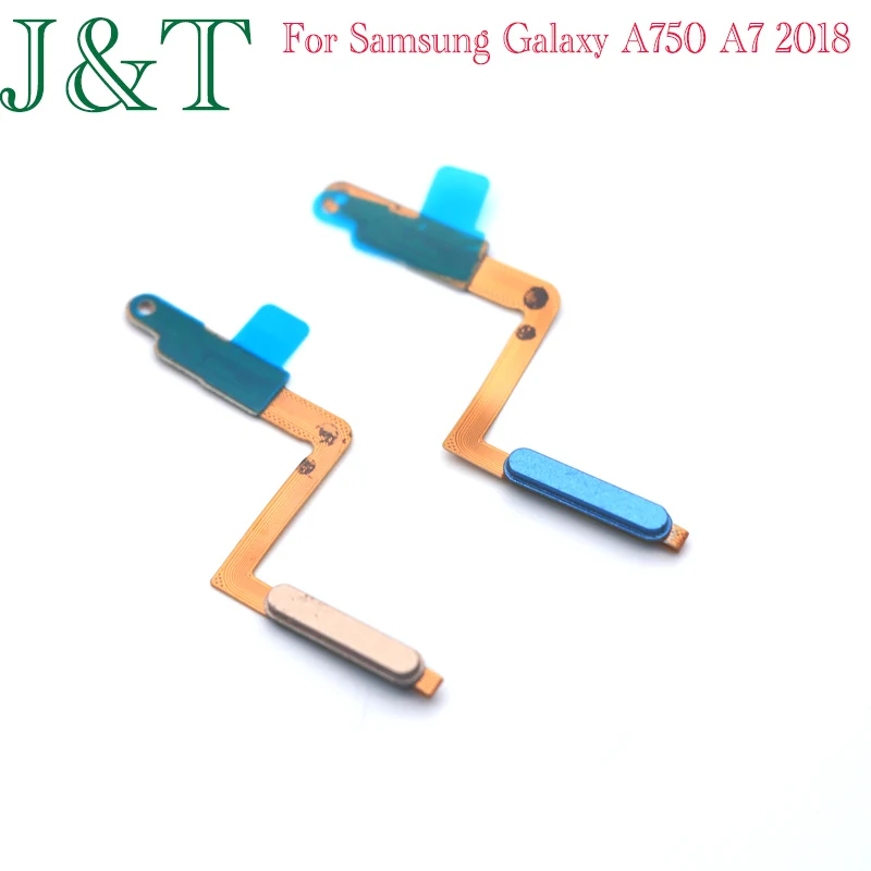 For Samsung Galaxy A750 A7 2018 A750F Fingerprint touch ID sensor Finger Power Switch on Off Side Button Key Flex Cable. 