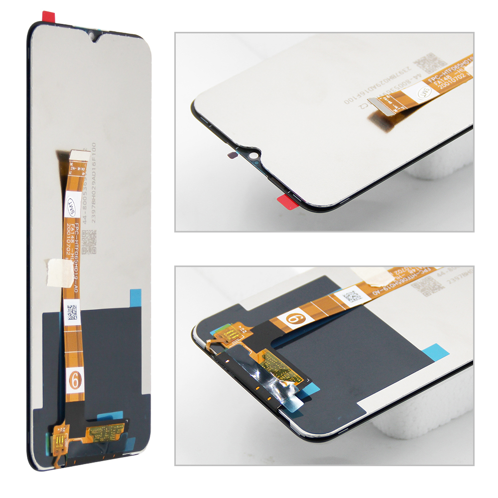 6.5'' For Realme C3 RMX2027 RMX2021 LCD Display With Frame Digitizer Touch Screen For OPPO Realme C3 Display Replacement. 