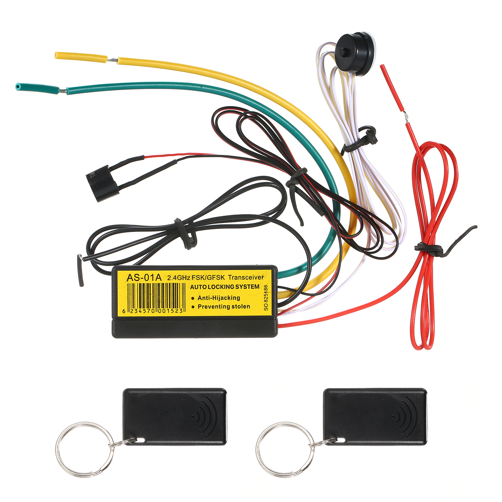 Engine Immobilizer Car Anti-Theft Device Portable Anti-Hijacking Alarm System. 
