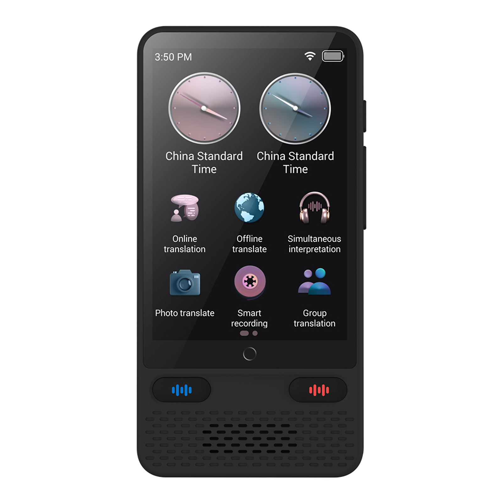 Portable Language Translator Device S85 with 138 Languages Voice Translating Offline Translation Support Voice Video Recording. 