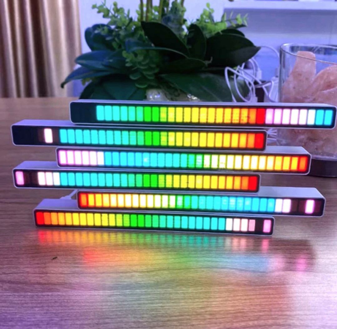 Music Sensor Light 18 Rythom 32 Beat LED RGB Light For Task And Table High Quality Beat Light For Decorations. 