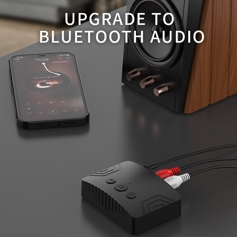 Bluetooth 5.3 Audio Receiver 3.5mm AUX RCA USB Stereo Music Wireless Adapter Support U-Disk Play For Car Kit Speaker Amplifier. 