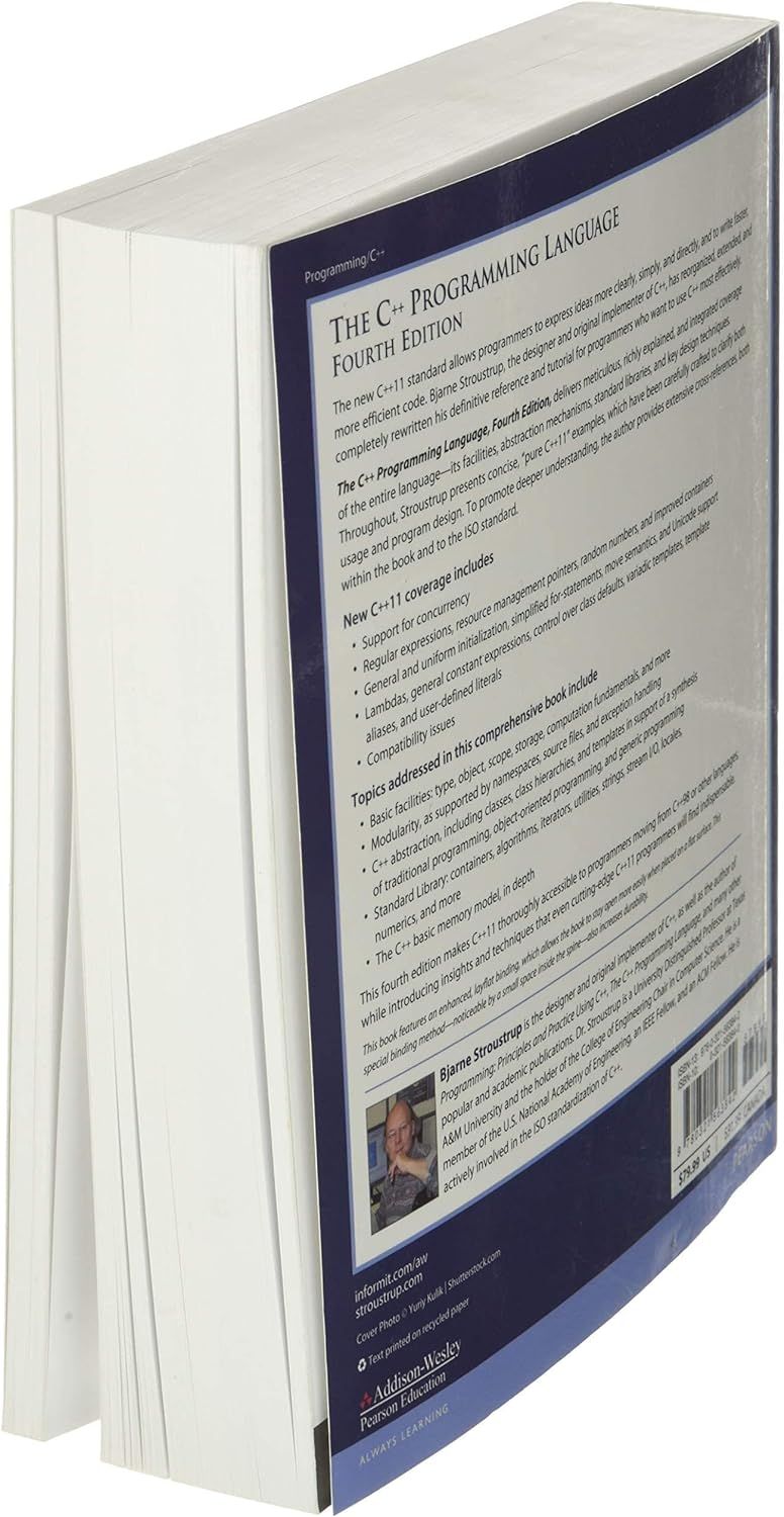 The C++ Programming Language, 4th Edition. 