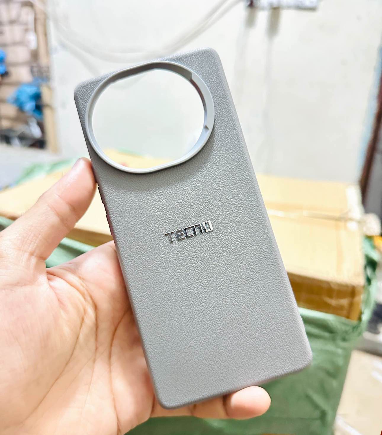 Tecno Spark 20 pro plus new spigen matte finish silicone back cover. 