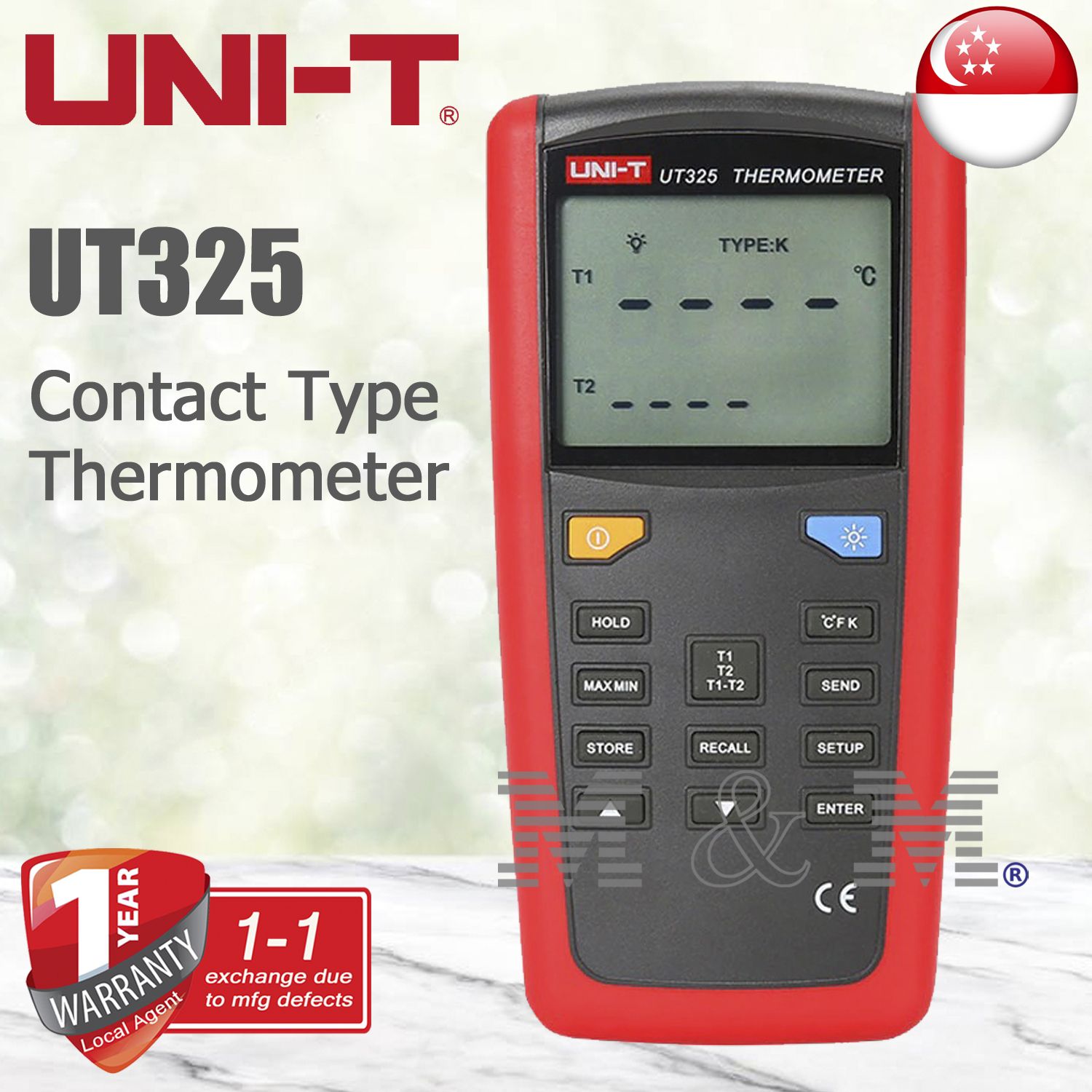 Digital Thermometer UNI-T UT325. 