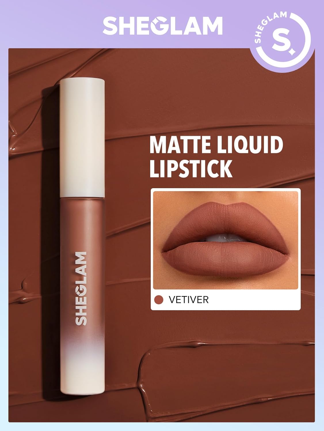 She Glam Matte Allure Liquid Lipstick (Vetiver)