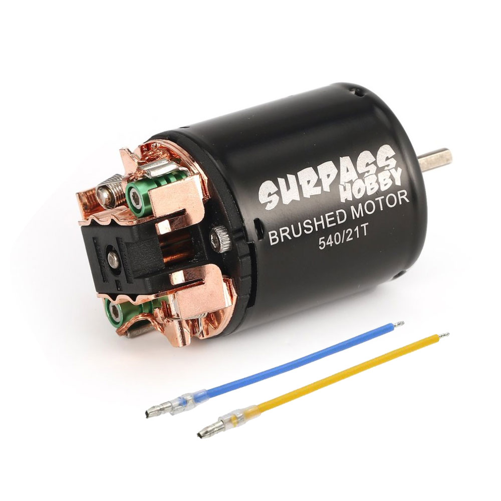 Surpass Hobby 540 80T 13T 17T 21T 23T 27T 35T 45T 55T Brushed Motor for 1/10 RC Crawler Car Axial SCX10 90046 Traxxas TRX-4 Boat. 