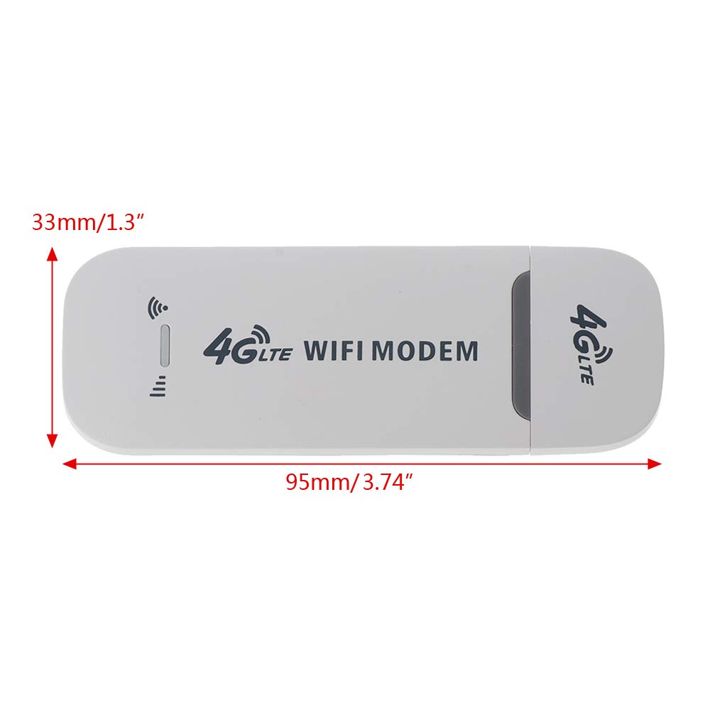 4G LTE USB MODEM & Wifi Router 150mbps Portable-White Colour(Imported). 