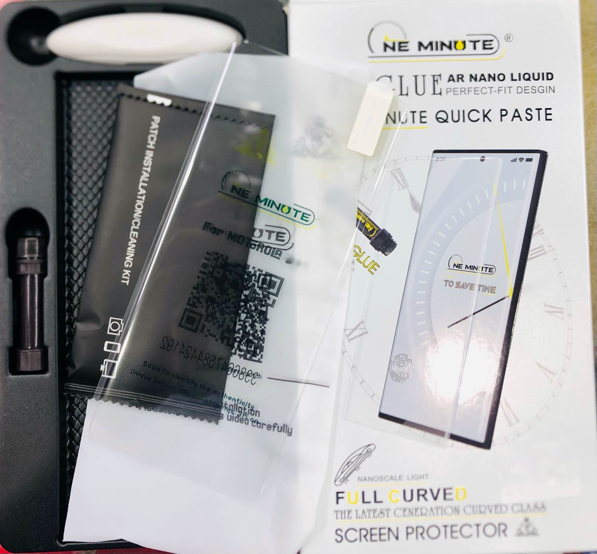 UV Glue Curved Tempered Glass Screen Protector For Vivo X200 Screen Guard Gorilla Glass Protector With Easy Installation Kit (Vivo X200). 