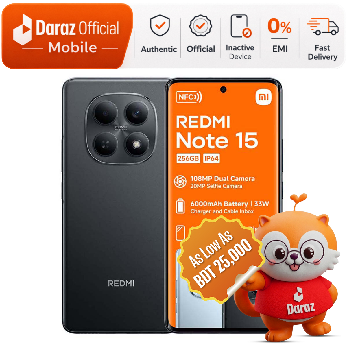 Xiaomi Redmi Note 15 6GB/128GB | Official