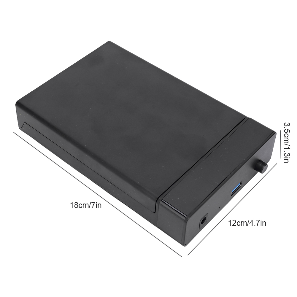 3.5 Inch USB 3.0 SATA External HDD Disk Hard Drive Enclosure Case  External Storage Box Support Hard Drive. 