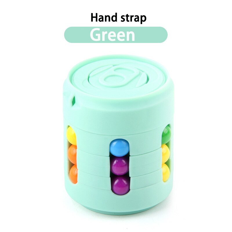 Multiple Functions Fidget Spinner Magic Colorful Beans Finger Spinning Relieves Stress Decompression Tool For Children And Adult. 