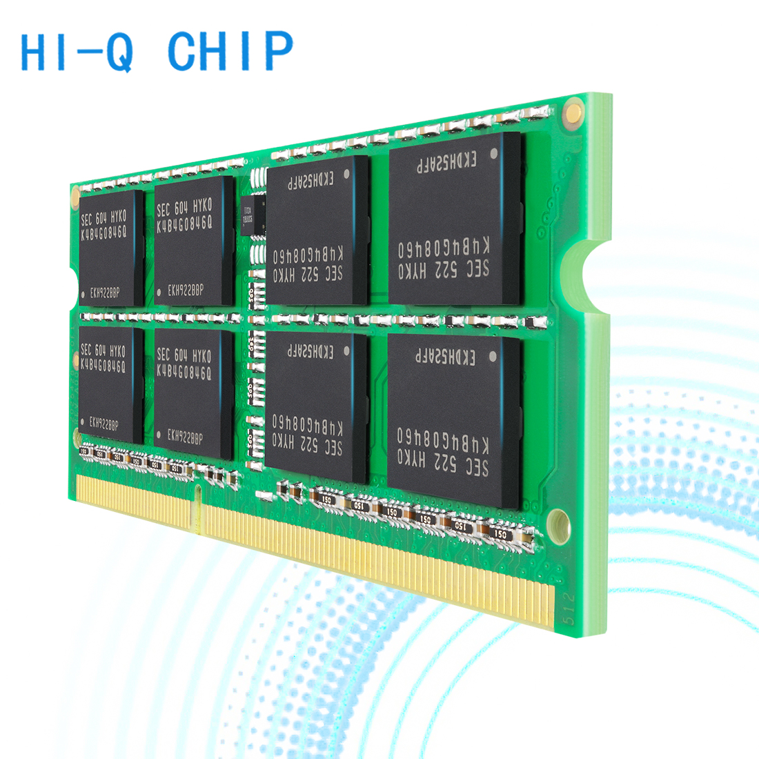 Tecmiyo Laptop RAM 16GB ( 2X 8GB ) DDR3 1333MHz PC3-10600S 2RX8 CL11 SODIMM 1.5V 204pin Notebook Memory -Green. 