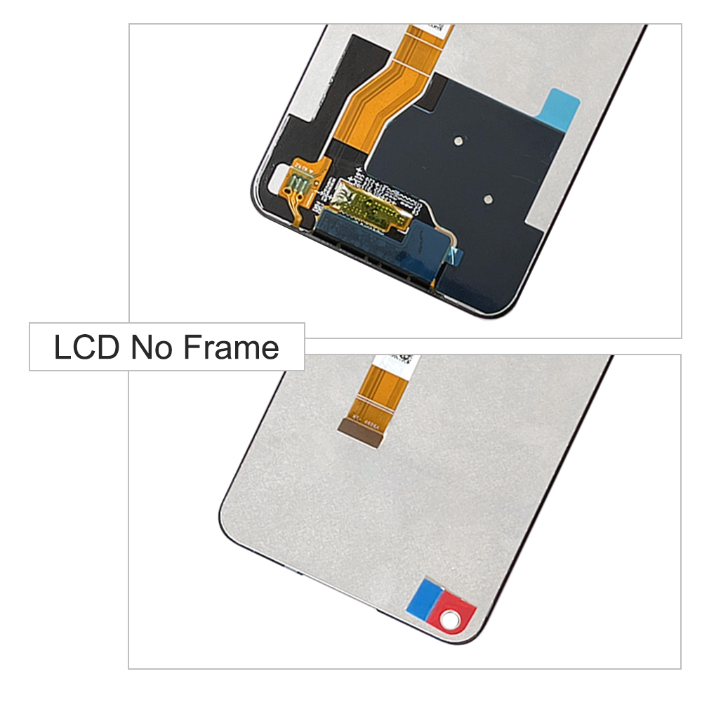 6.6" For Oppo Realme 8i RMX3151 LCD Display Touch Screen with Frame, For Realme 9i RMX3491 Display Replacement. 