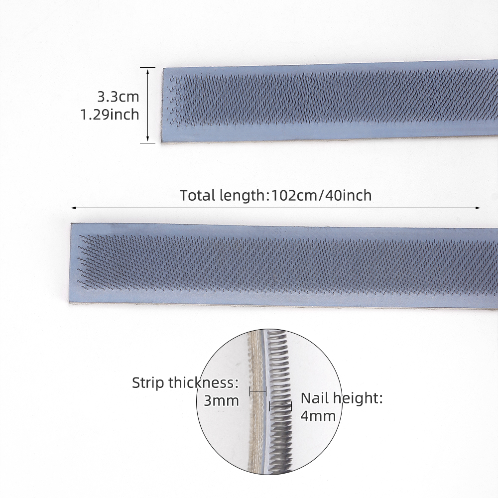 Rug Hooking Gripper Strip, Punch Needle Frame Gripper Strip for Linen and Monk's cloth use, Make Your Own Frame /Handmade Tool. 