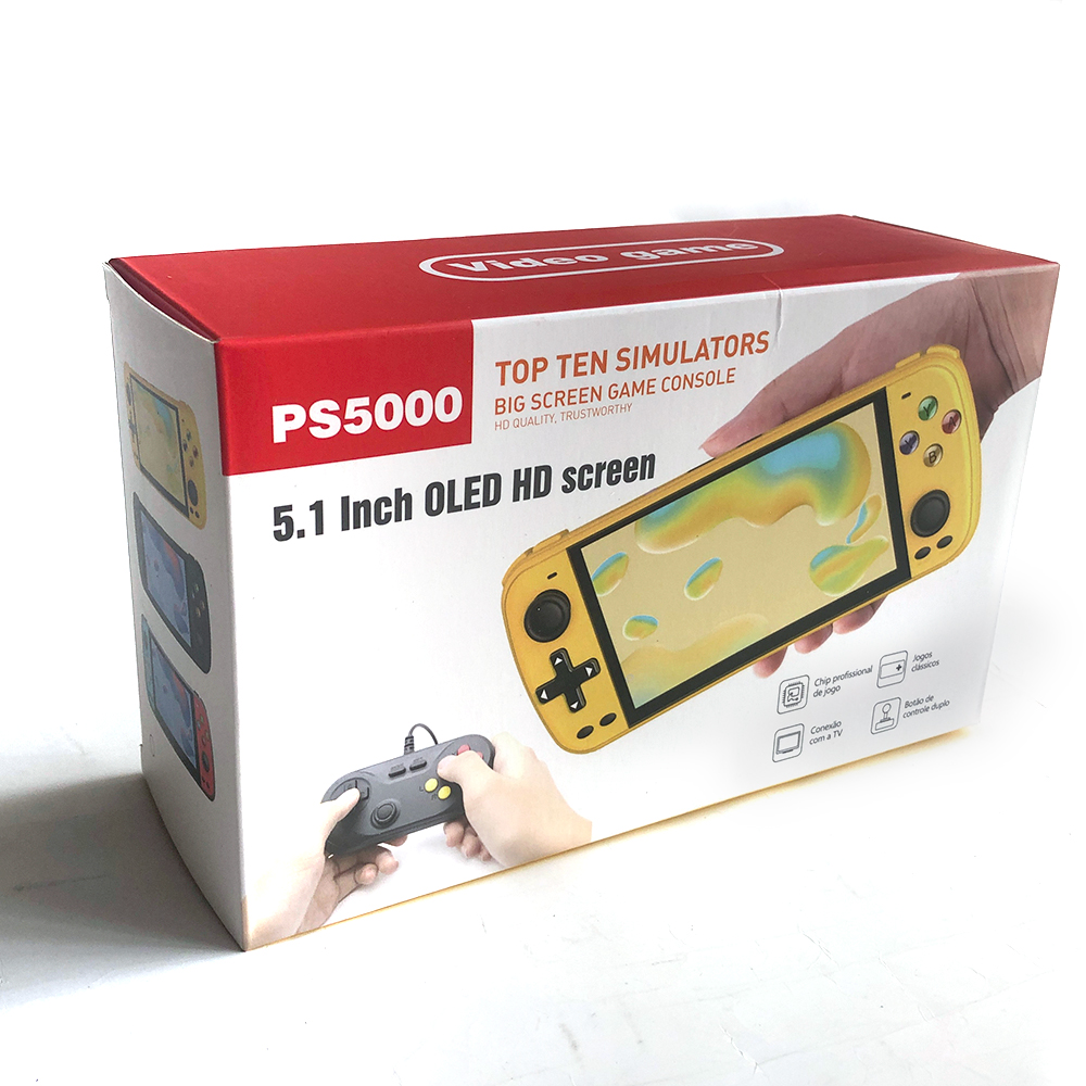 PS5000 5 inch Portable Handheld Game Console for PS1/MAME/MD/NES/SNES Video  Gaming Modern Portable gaming console. 