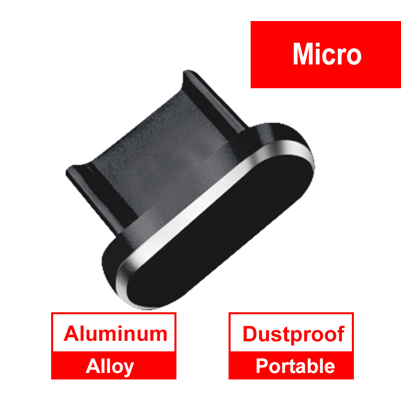 Aluminium Alloy Type C Anti Dust Plug Portable USB C Charging Port Dustproof Cover for Huawei Samsung iPhone Charging Port Cap. 