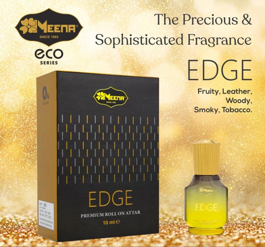 Meena Fragrances -EDGE Attar - 10ml Roll On - ECO Series