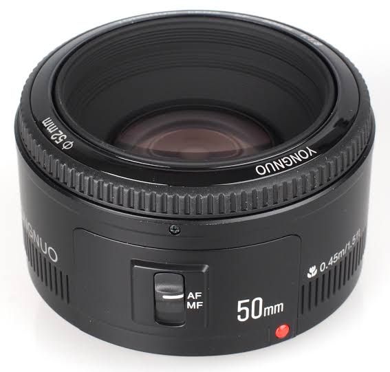 Yongnuo YN50mm F1.8 Lens. 