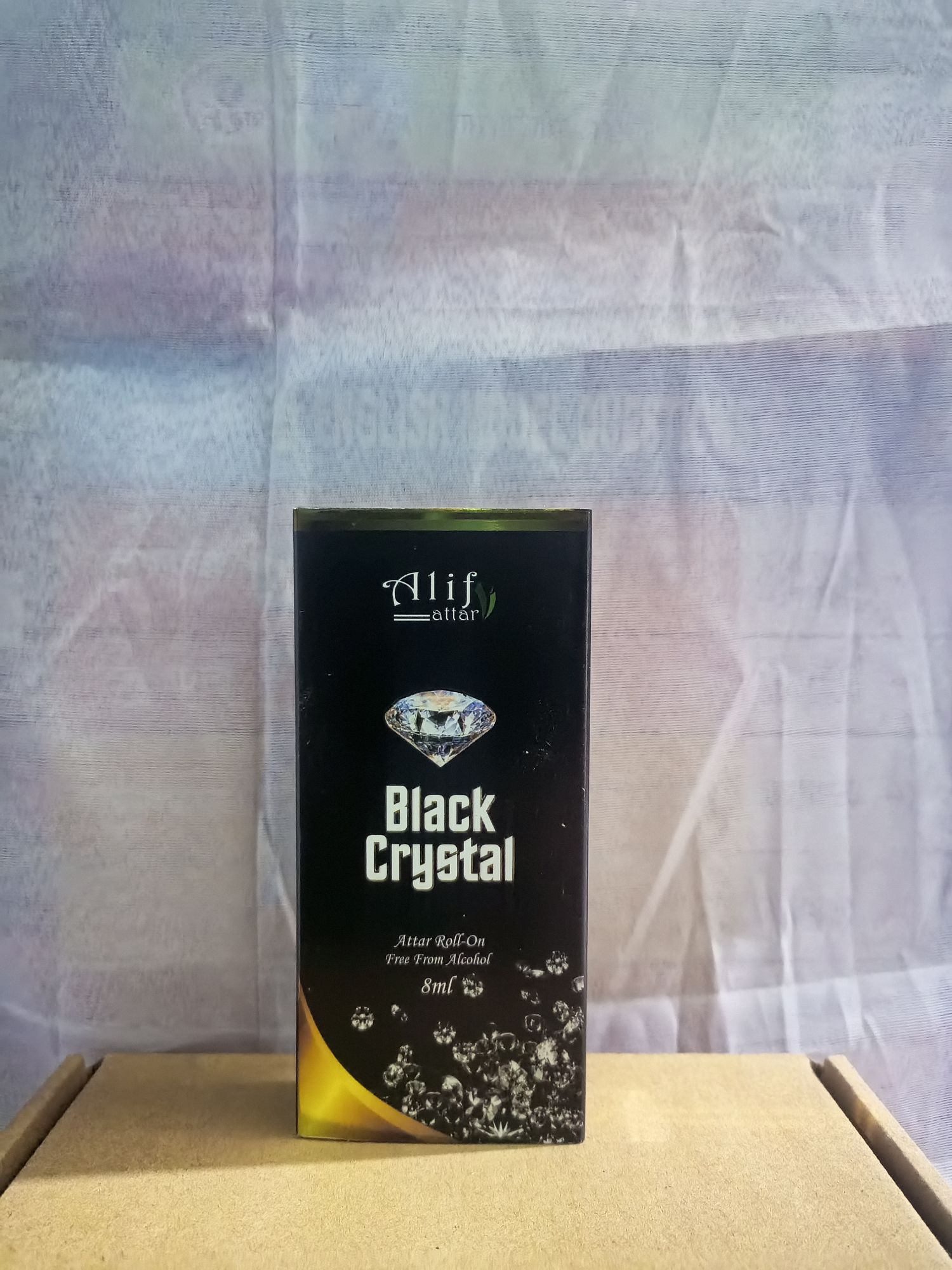 Black Crystal attar by Alif (Alif new collection) 8 ml roll on long lasting fragrance.. 