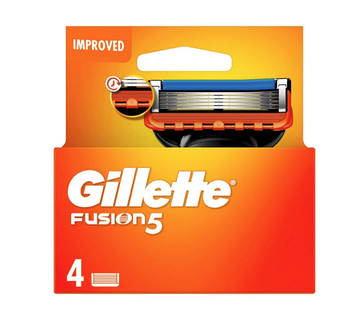 Fusion Manual Shaving Razor Blades - 4s Pack (Cartridge)