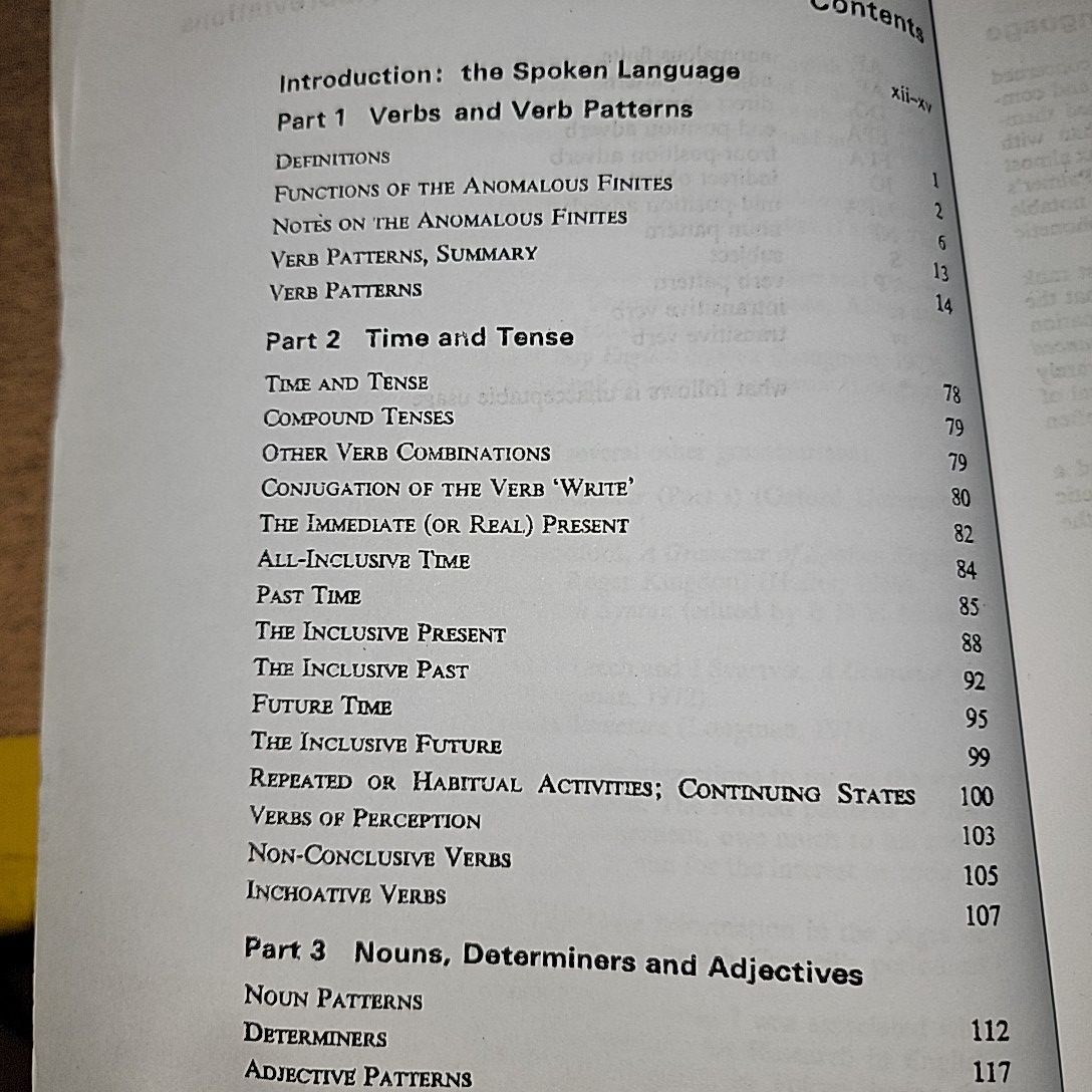 Guide to Patterns And Usage in English By A.S. Hornby. 