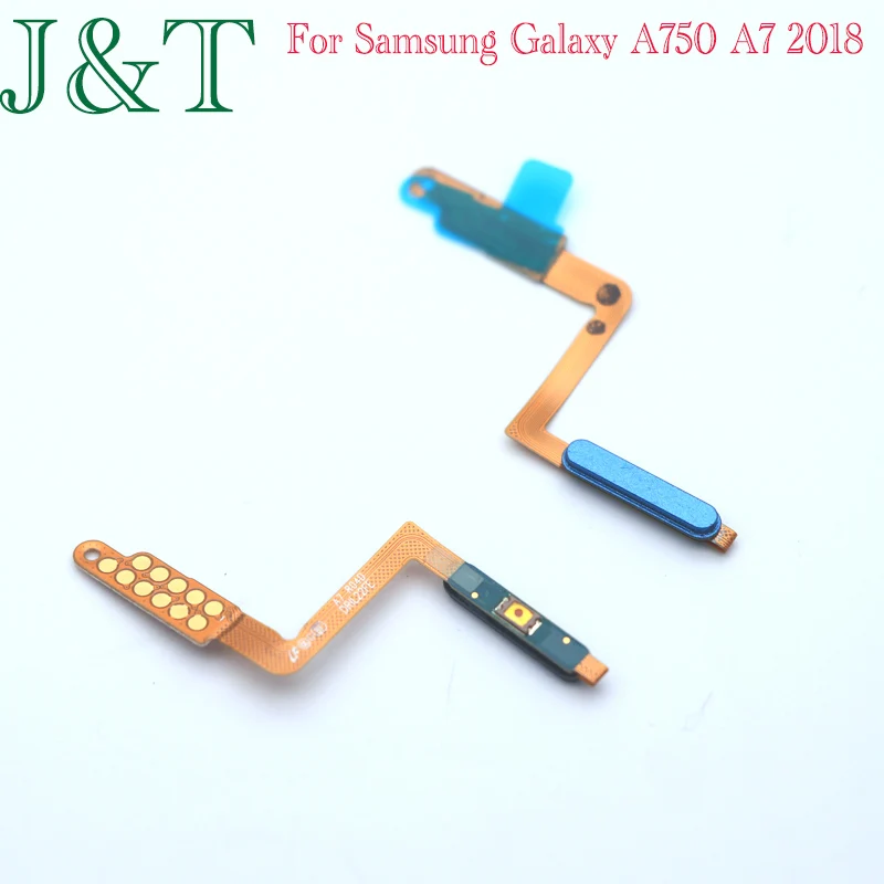 For Samsung Galaxy A750 A7 2018 A750F Fingerprint touch ID sensor Finger Power Switch on Off Side Button Key Flex Cable. 