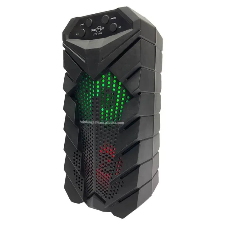 GTS-1559 GTS-5060 GTS-1558 Portable Wireless Dual 3 Inch Speaker Outdoor Mp3 Music Player Rechargeable With Fm Radio Usb Tf Tws. 
