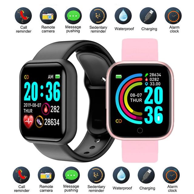 smart watch with heart rate and bp monitor