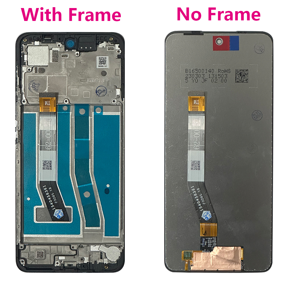 6.5" Screen For Motorola Moto G54 LCD Display With Frame Touch Screen Panel Digitizer Assembly Replacement For Moto G54 LCD. 