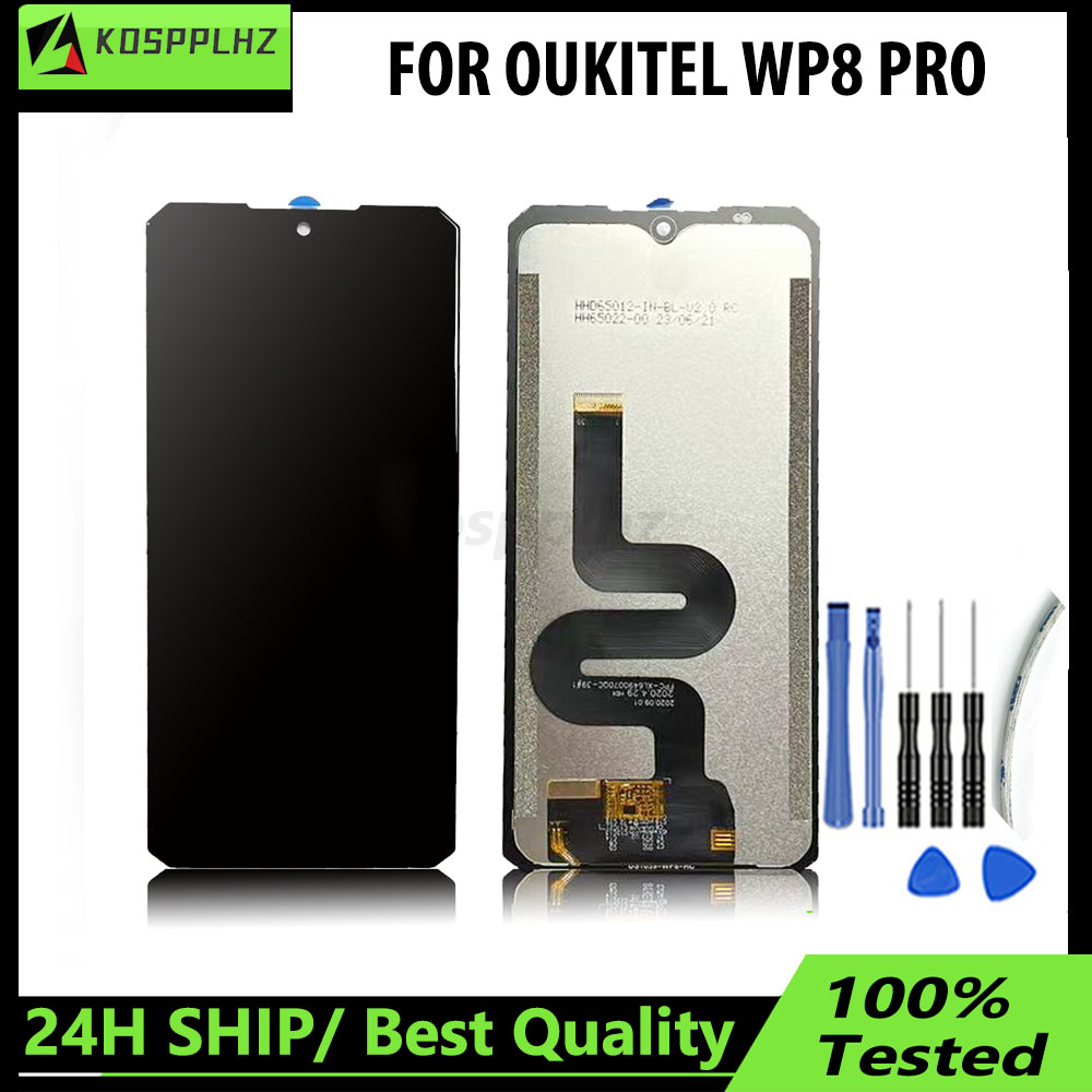Original For Oukitel WP8 Pro LCD Display And Touch Screen 6.49" Assembly Replacement For Oukitel WP8Pro With Tools