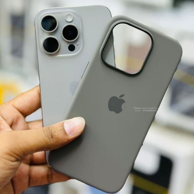 For iPhone 15 Pro Max official ic magsafe Silicon case