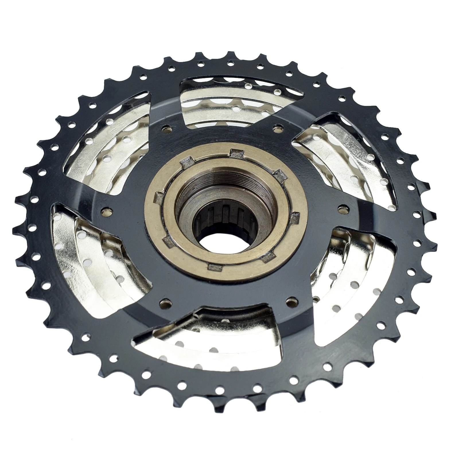 VG Sports Bike Sprocket 5/6/7/8/9/10/11 Speed Thread Freewheel 14-28T 13-28/32T 11-32/36T Cogs Compatible with rotary Hub. 