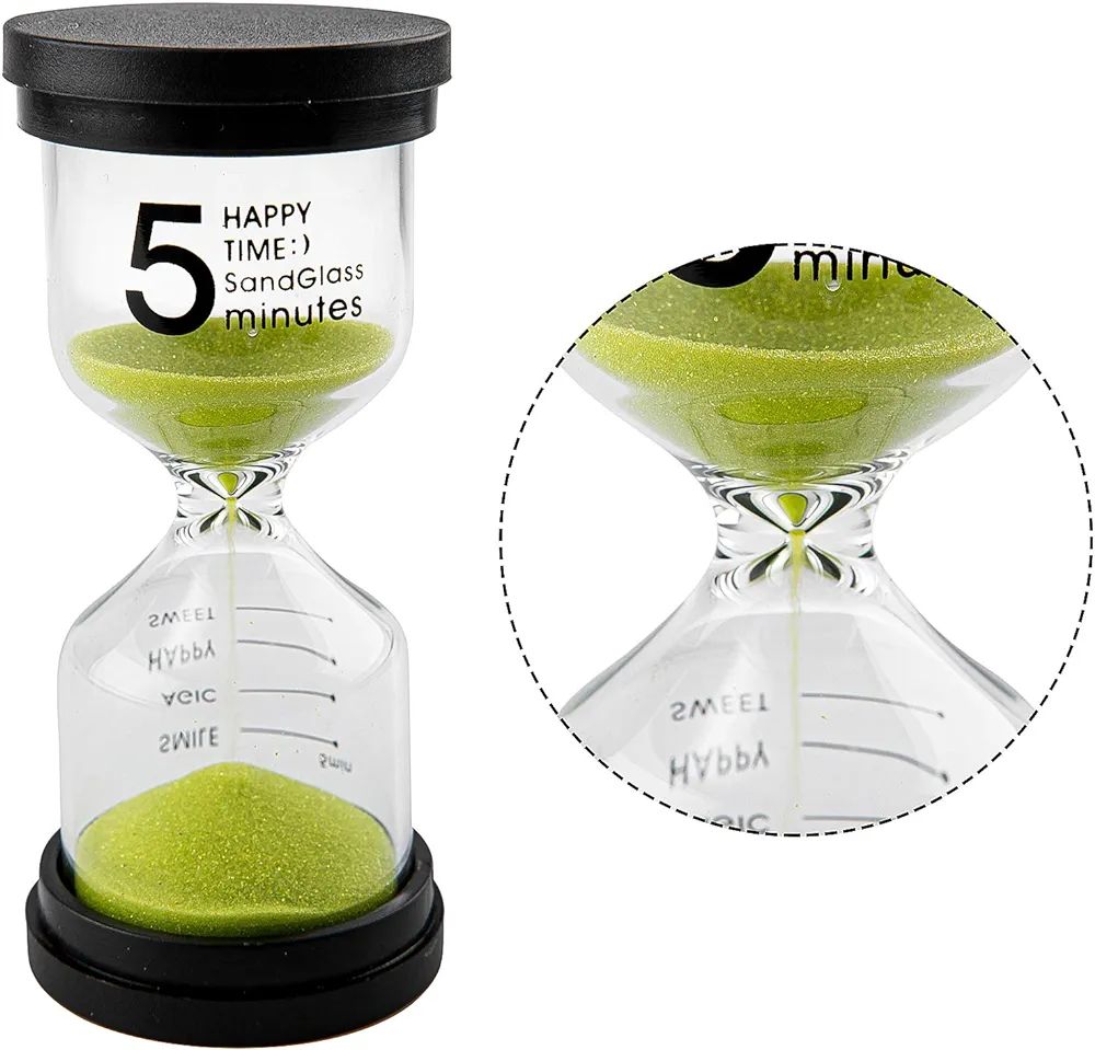 Sand Timer for Classroom and Kids - Big Plastic Sand Timers Hour Glass Hourglass Timer Set-Visual Toothbrush Sand Clock Watch for Toddlers -. 