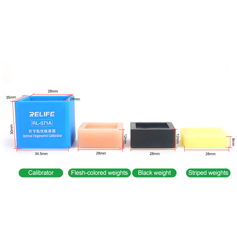 RELIFE RL-071 RL-071A Fingerprint Calibrator for Mobile Phone Repair High Recognition Rate Optical Fingerprint Calibrator Tool. 