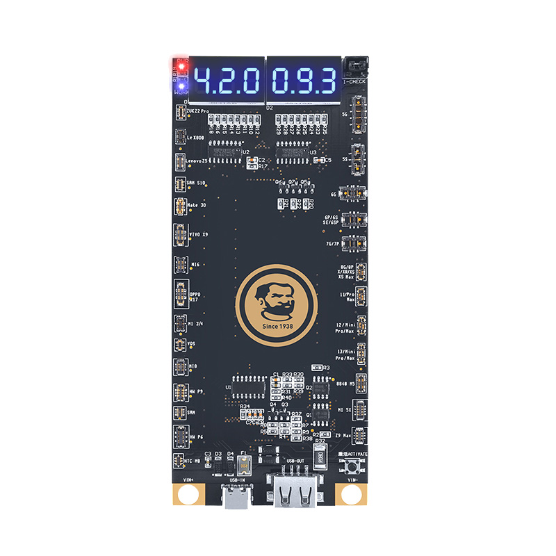 MECHANIC BA27 Battery Activation Board  for Phone 5G-13ProMax Android with LED Digital Display  Circuit Board Charging Tester. 