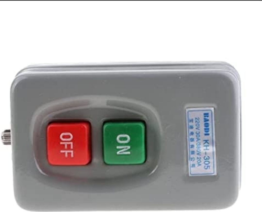 Push Button Switch KH-305 On/Off Koino Switch button for motor pump machine Kohinoor Switch Made in korea. 