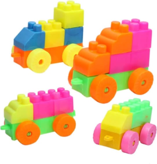 Educational Stacking Blocks Set - for Creative DIY Fun. 