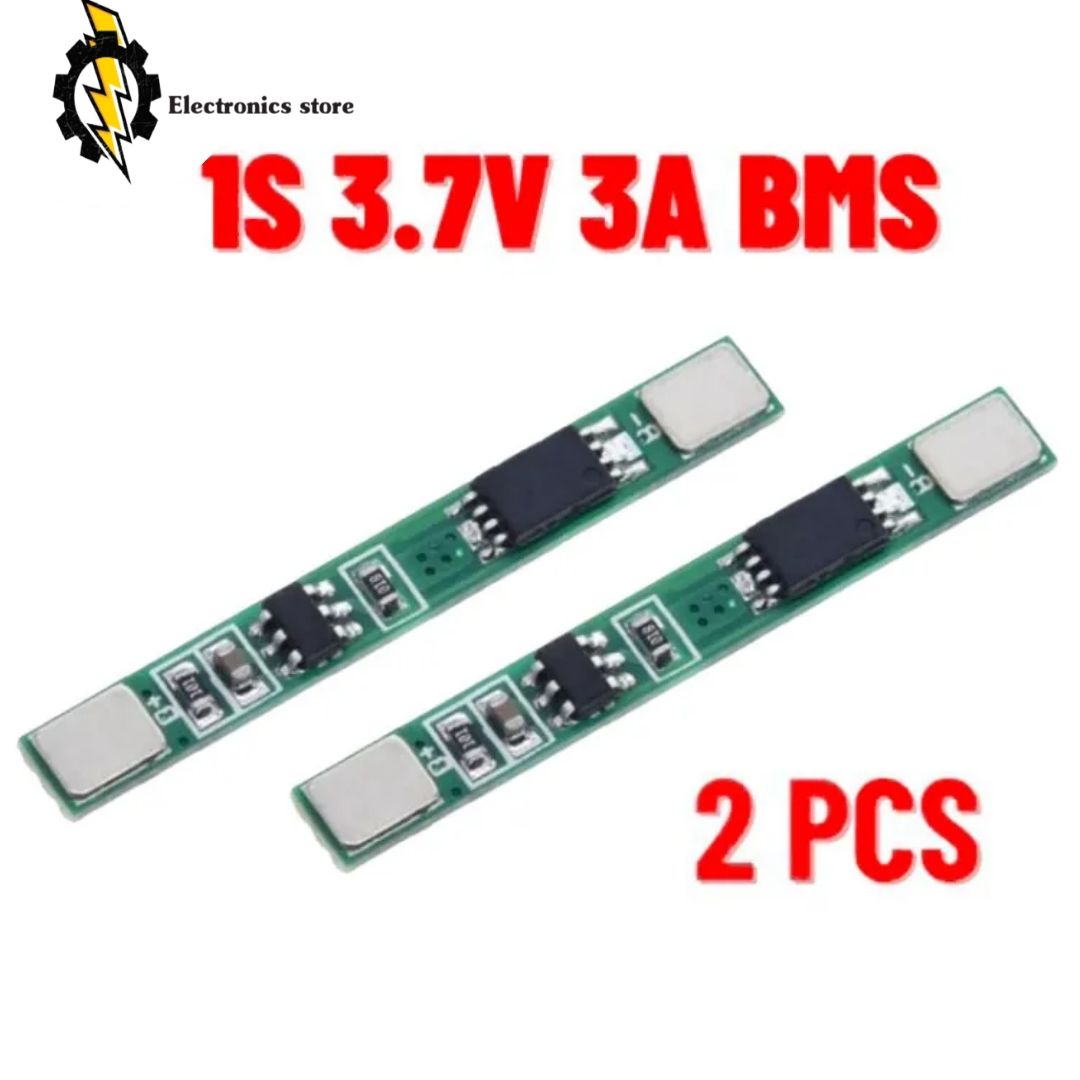 1S 3.7V 3A li-ion BMS PCM protection board - 2PCS