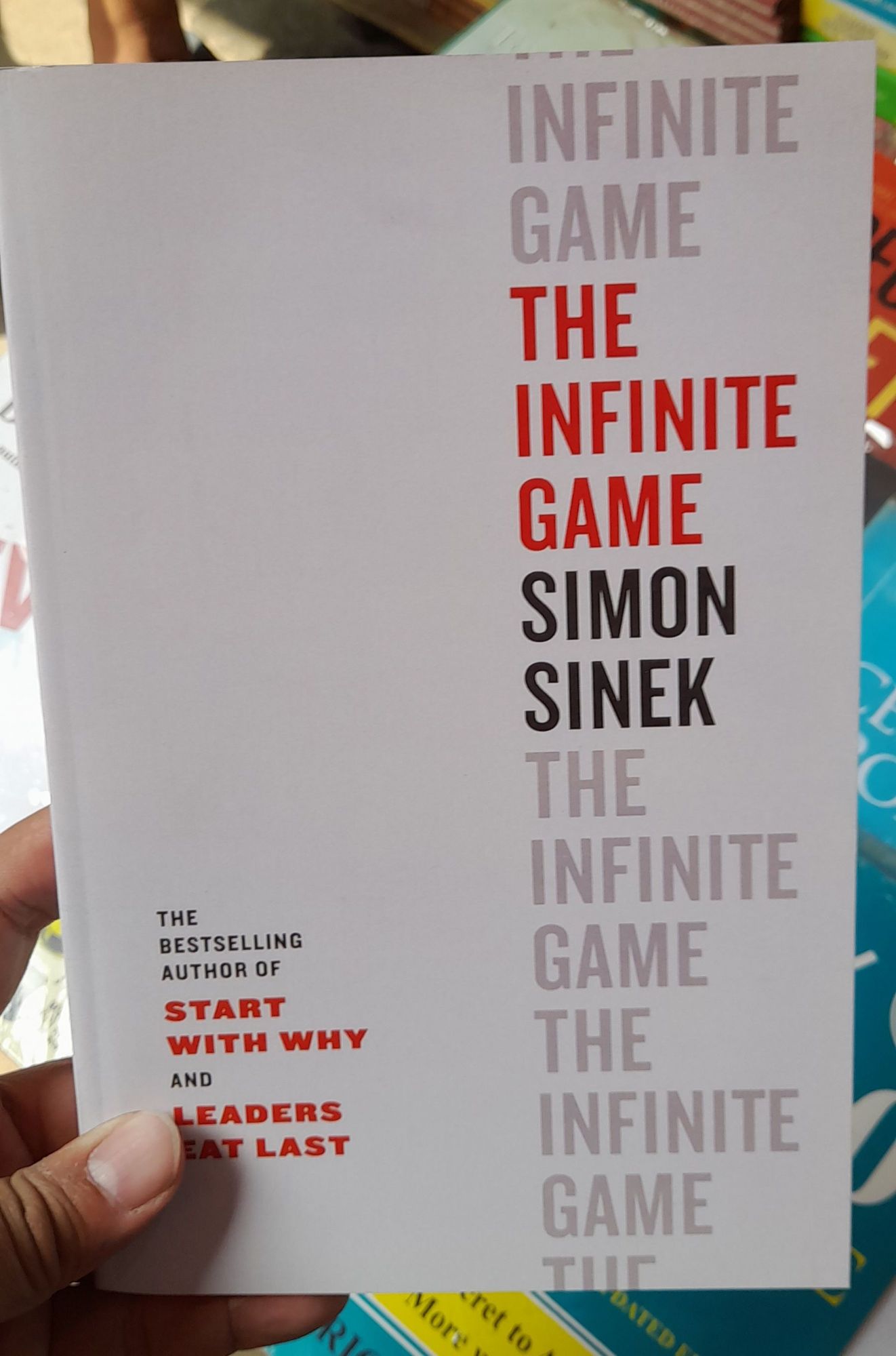 The Infinite Game by Simon Sinek. 