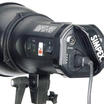 Simpex Pro 3500 N Studio Flash Light With Tripod Stand. 