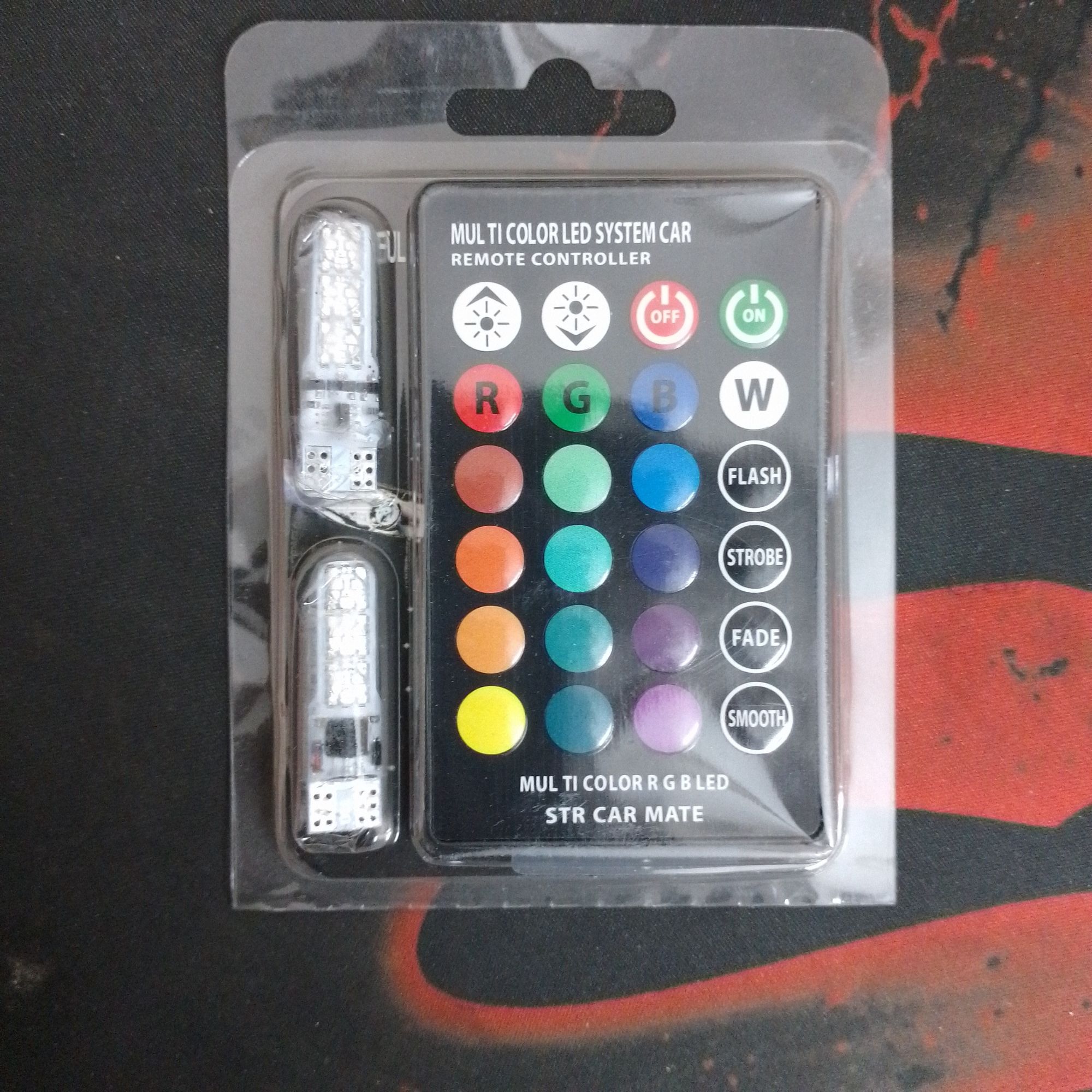 Mul Ti Color LED System Car Remote Controler Multi Gb led STR Car Mate. 