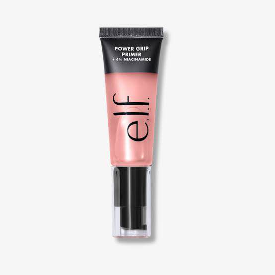 e.l.f. Power Grip Primer + 4% Niacinamide, Gel-Based & Hydrating Face Primer, Evens Skin & Brightens, Grips Makeup, Vegan & Cruelty-Free, 0.811 Fl Oz , Pink