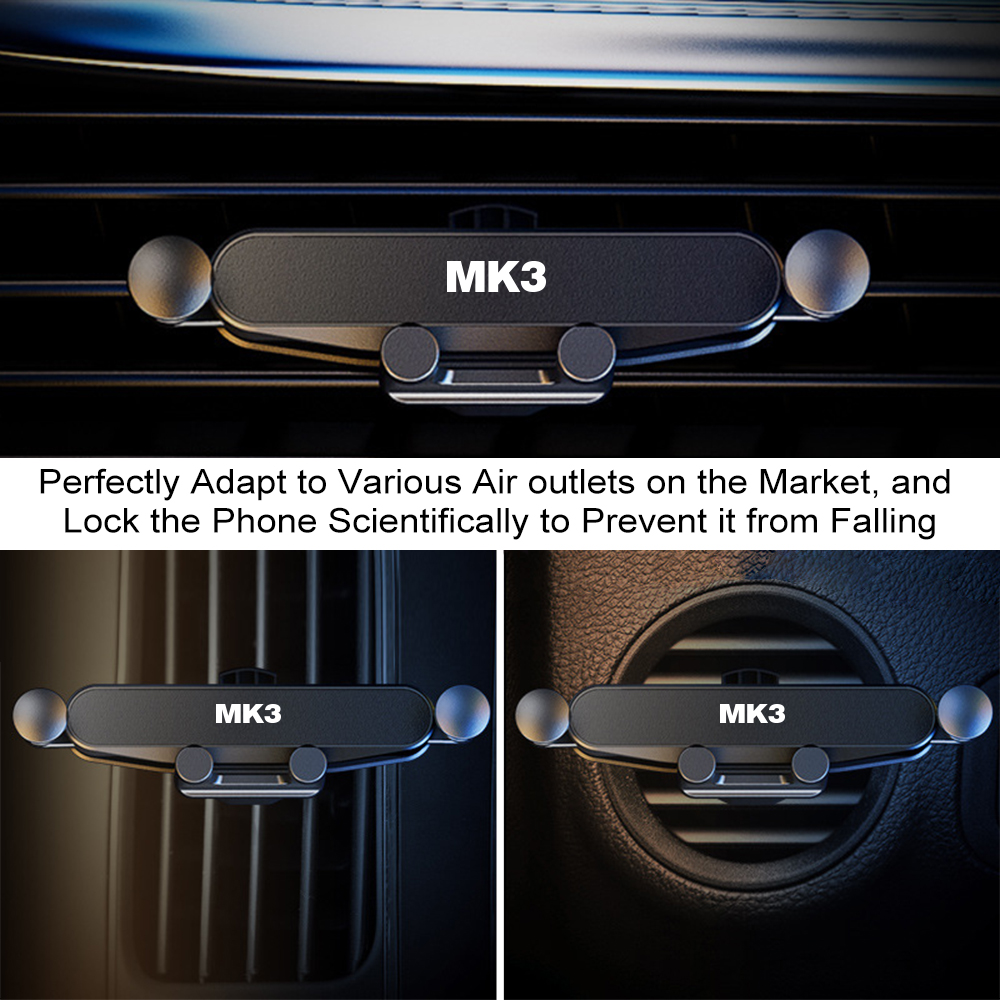 Gravity Car Air Vent Clip Mount Phone Holder Auto Accessories For VW Volkswagen Golf 6 7 5 4 3 2 8 MK4 MK6 MK7 MK5 MK3 MK2 MK8. 