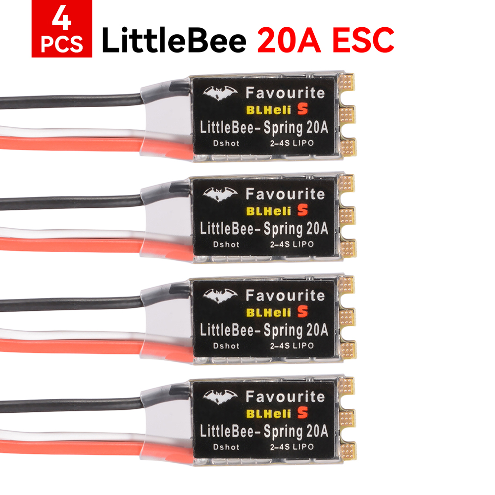 9IMOD Favourite FVT LittleBee 20A/30A ESC BLHeli_S OPTO 2-6S Brushless Speed Controller. 