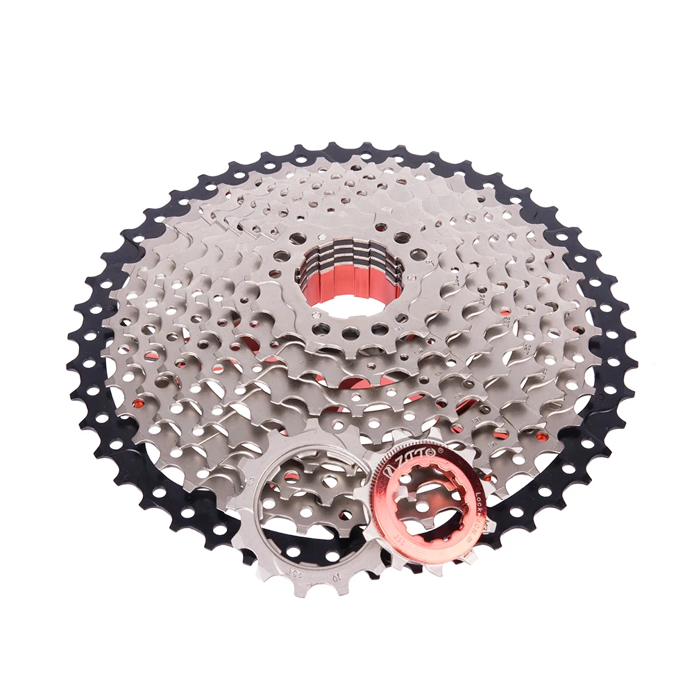 ZTTO MTB Bike 10 Speed 11-50T Cassette 10s 11-36T 11-42T 11-46T Sprocket Mountain Bicycle Freewheel 11-32T 10V K7 HG System. 